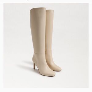 Sam Edelman Shauna Cream Heeled Boots
